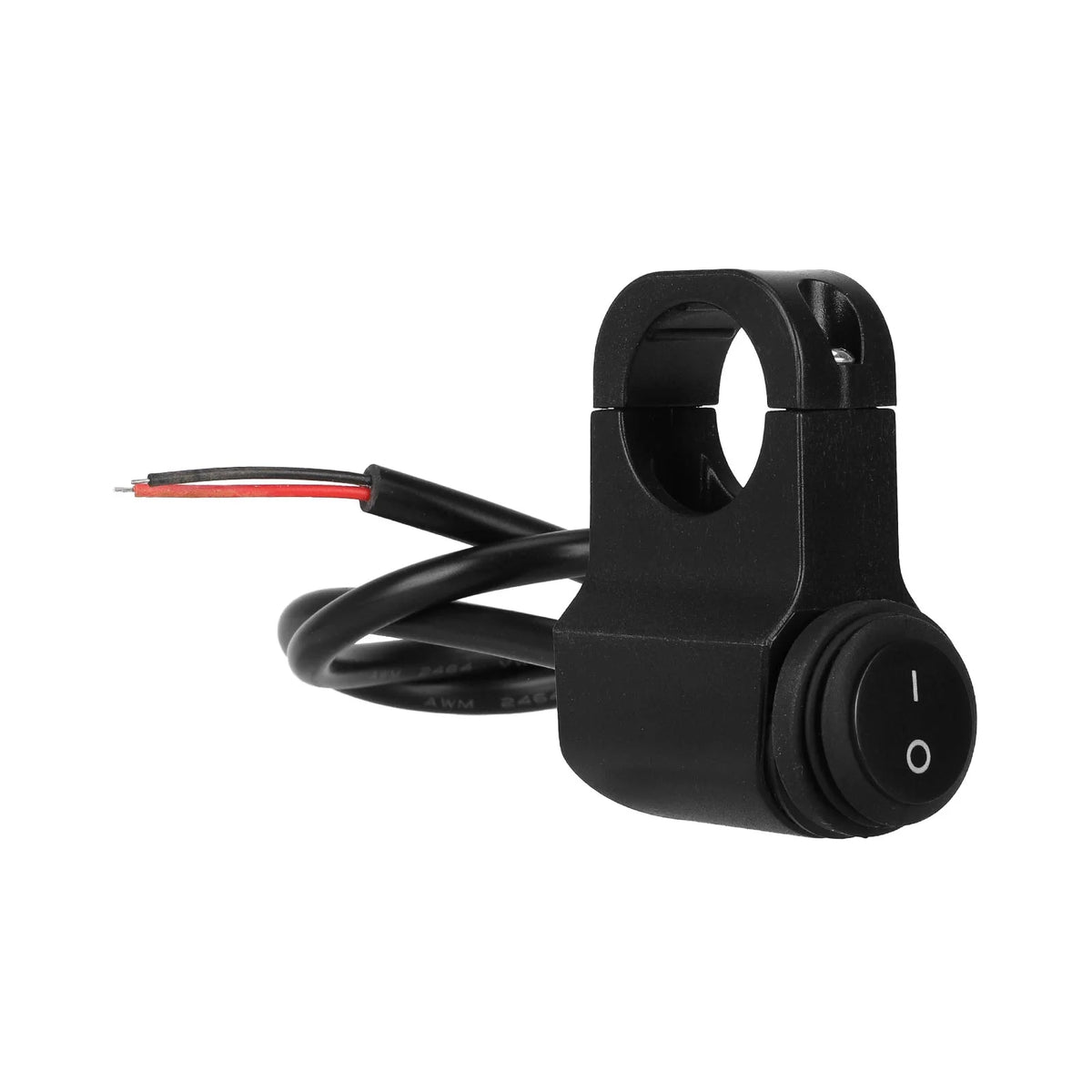 Commodo d'éclairage noir à 2 positions pour guidon de trottinette électrique