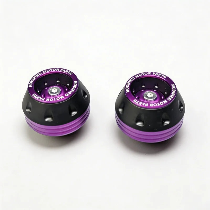 Tampon Anti-Collision de Fourche Avant Aluminium Violet