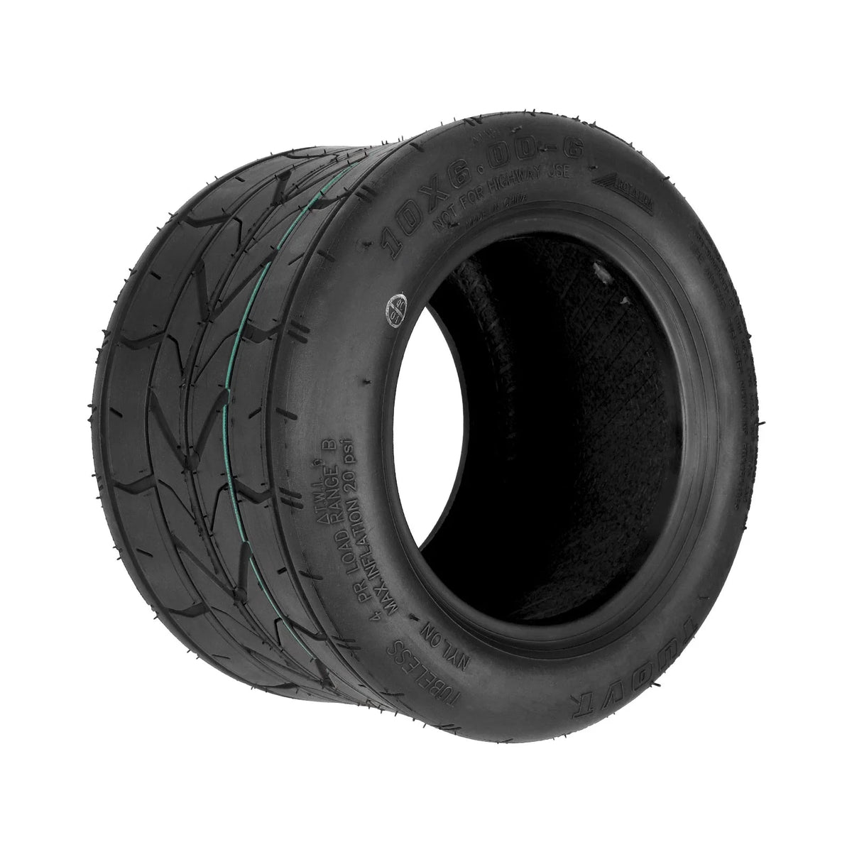 Pneu Tubeless TUOVT 10 Pouces (10x6,00-6), vue 6