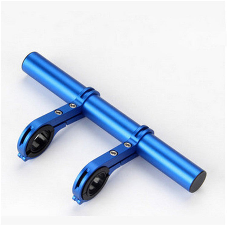 Extension de guidon double en aluminium bleu pour trottinette électrique et vélo