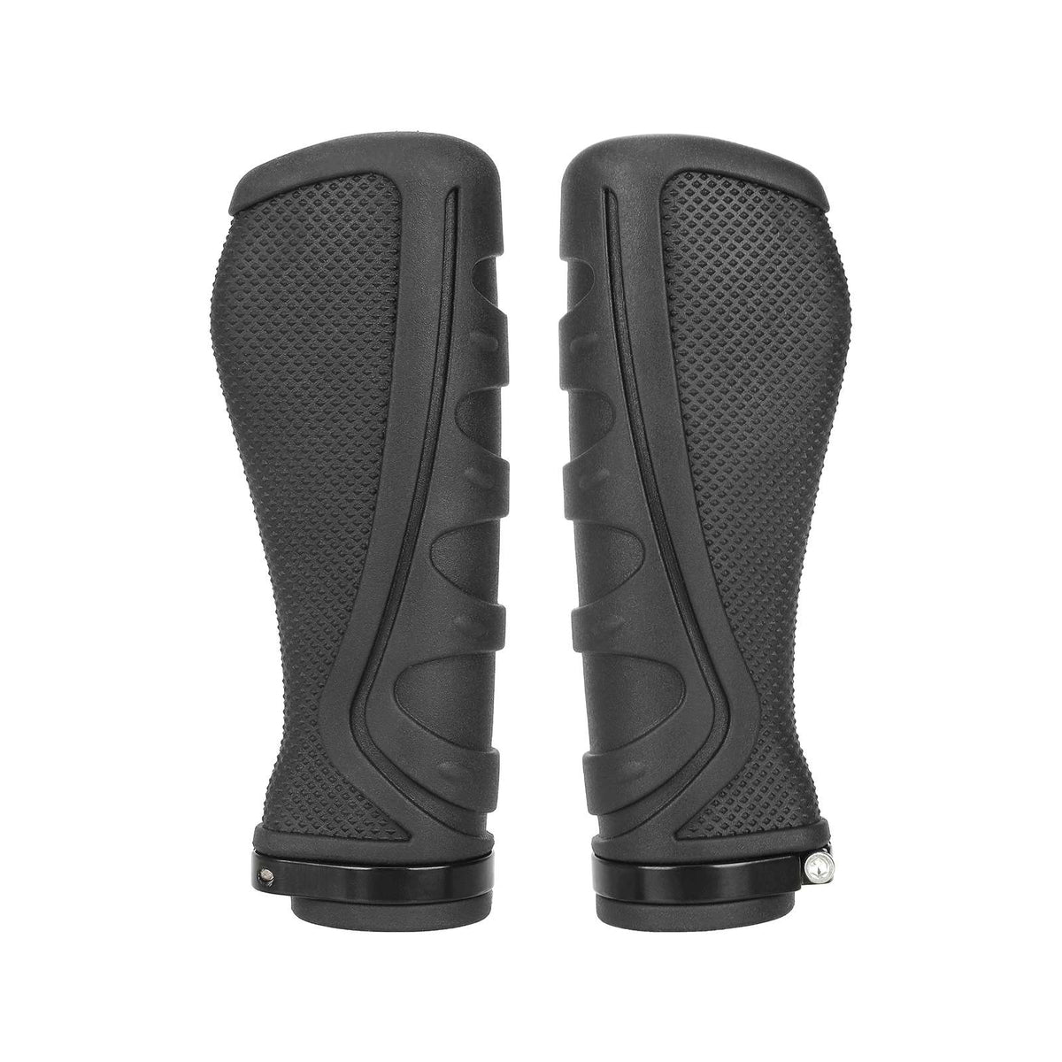 Poignées de Guidon Ergonomiques Antidérapantes Noires (Paire), vue 4