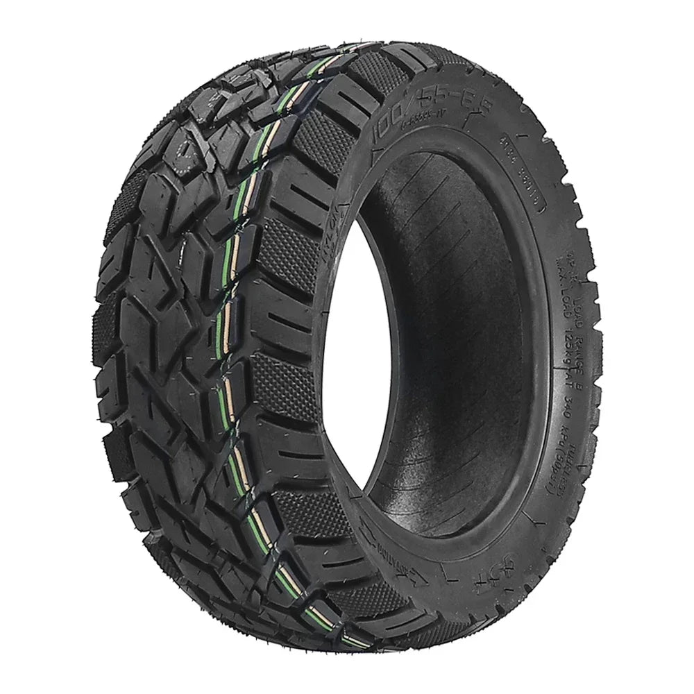 Pneu tubeless tout-terrain CST 11 pouces noir vu en perspective