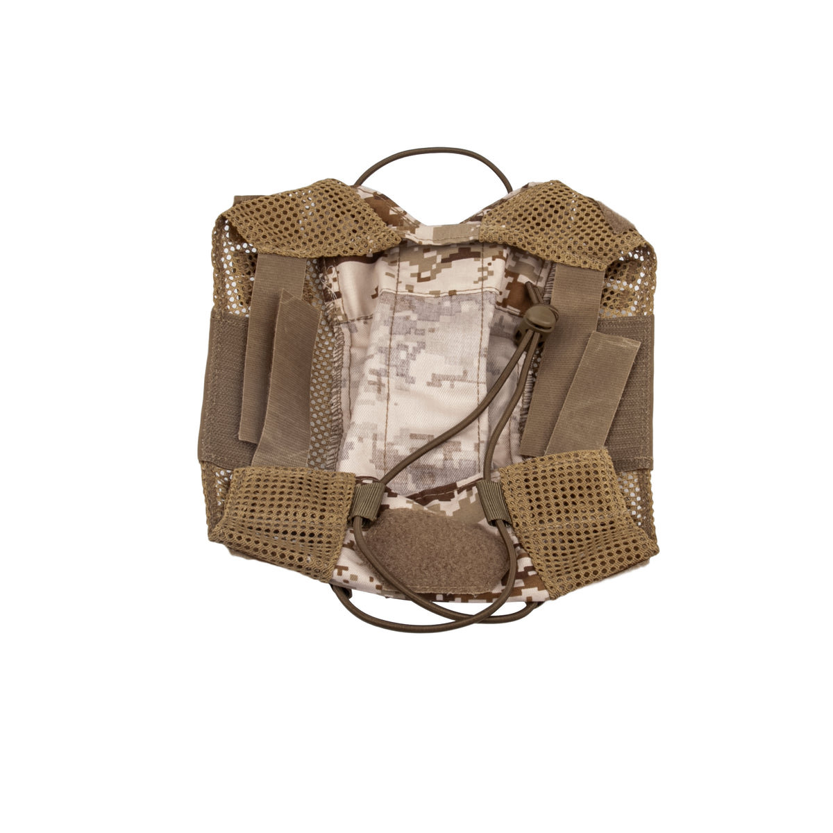 Couvre-Casque Tactique Camouflage Jaune, vue 6