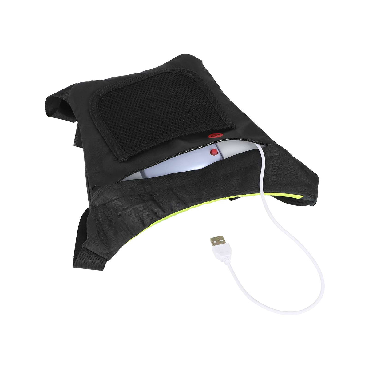 Gilet Lumineux Clignotant Jaune avec Télécommande Sans Fil, vue 6
