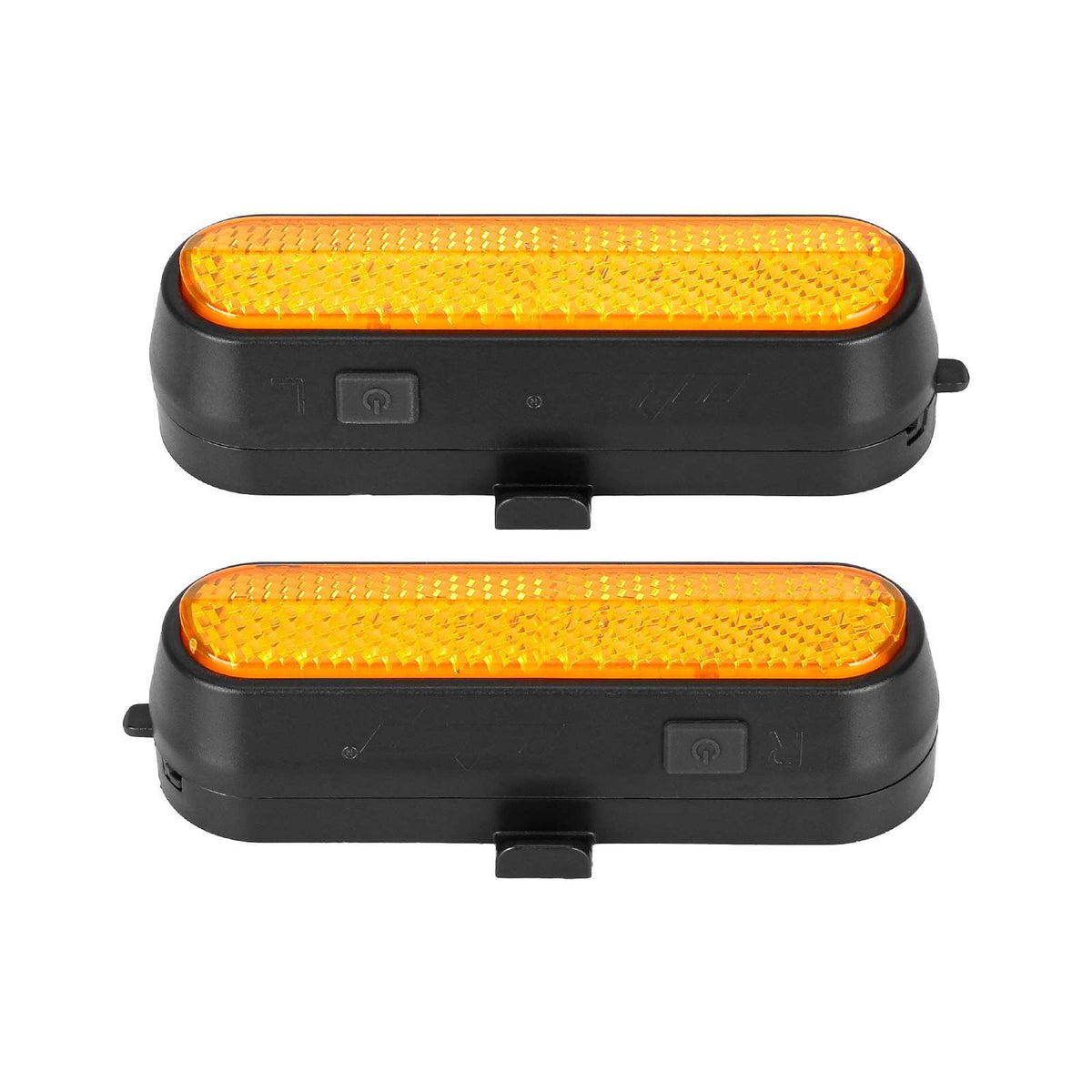 Kit Clignotants Rechargeables Jaunes et Feu Arrière avec Télécommande, vue 2
