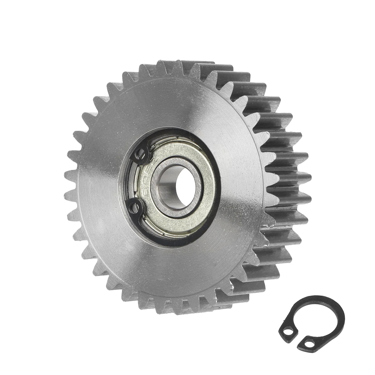 Pignon moteur métallique à 36 dents avec roulement à billes 608 et circlip