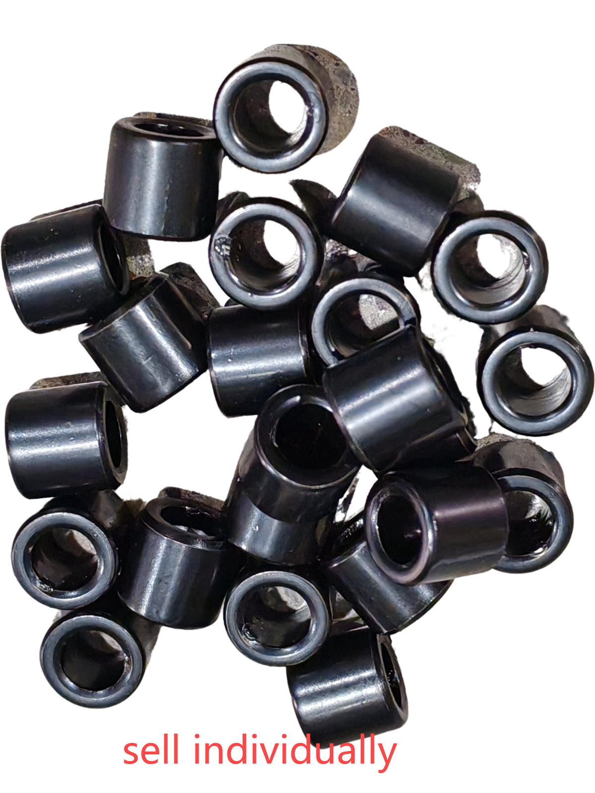 Entretoises cylindriques noires de klaxon pour trottinette électrique