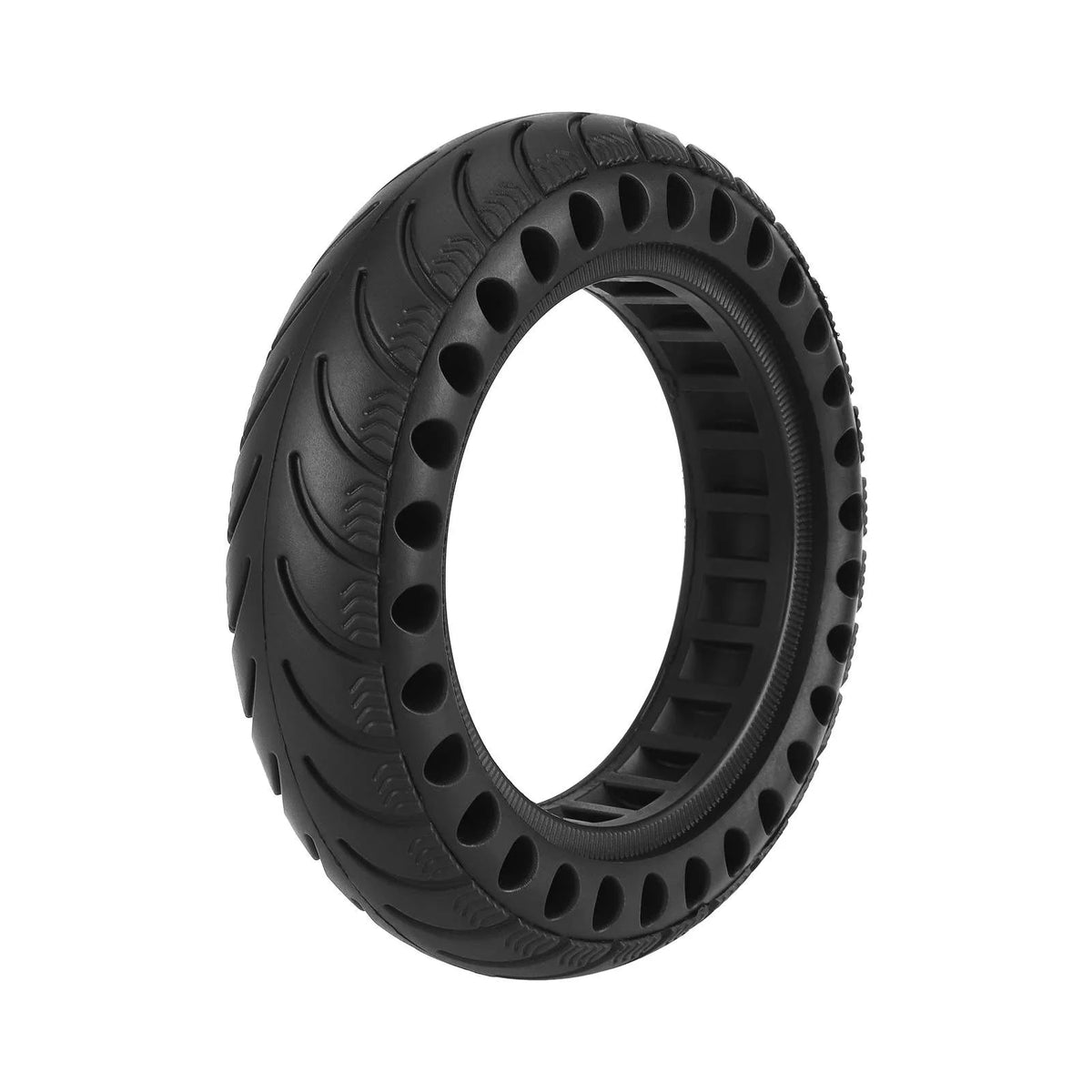 Pneu plein alvéolé noir 9 pouces pour trottinette électrique