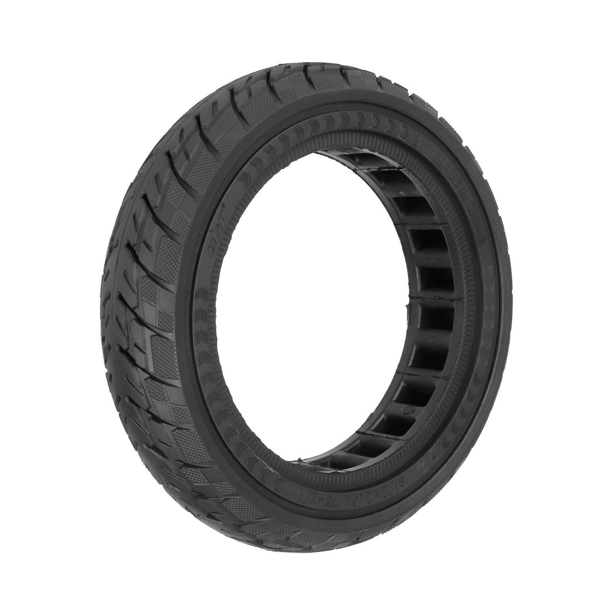 Pneu plein tout-terrain 8,5 pouces noir pour trottinette électrique