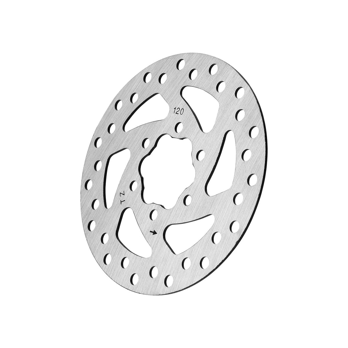 Disque de frein de 120 mm d'origine en inox pour trottinette électrique