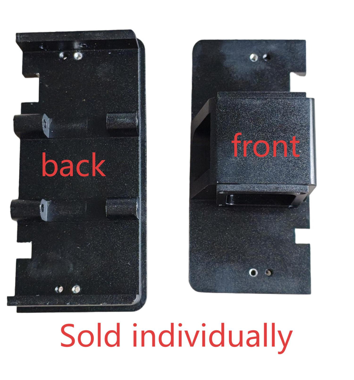 Suspension arrière noire pour Dualtron Achilleus vue de face et de dos
