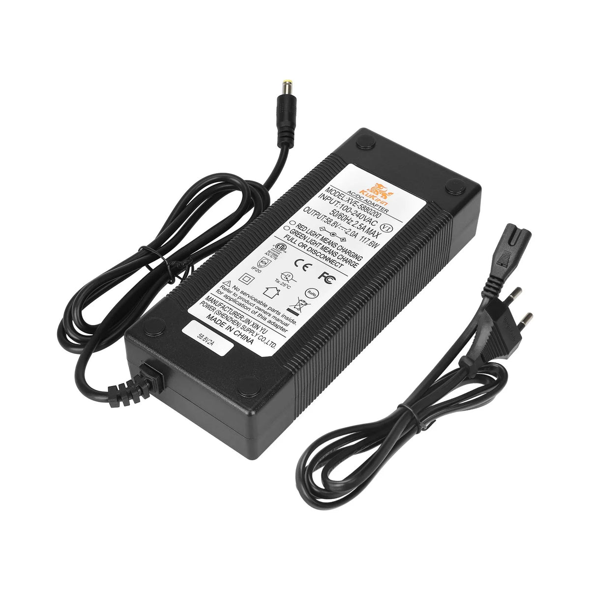 Chargeur 58,8V 2A Prise DC2.1, vue 6