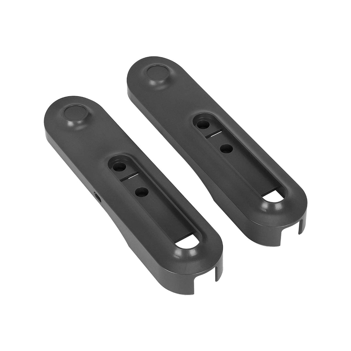 Paire de caches décoratifs et protecteurs arrière gris pour trottinette électrique