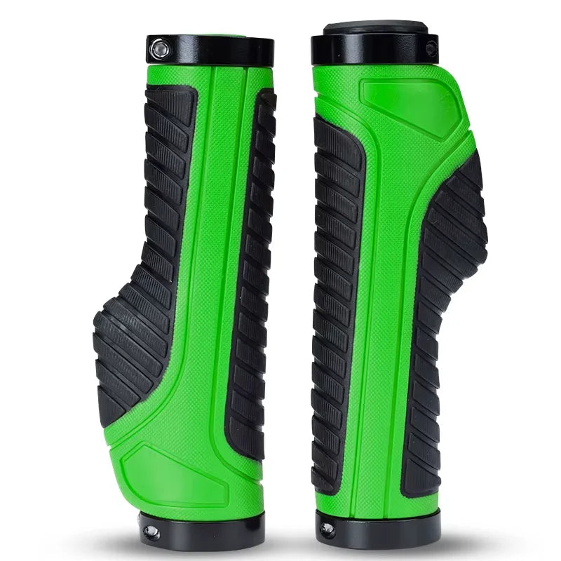 Poignées de Guidon Ergonomiques Noir et Vert