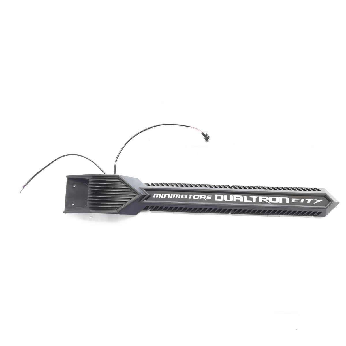 Carénage latéral gauche noir avec inscription Minimotors Dualtron City