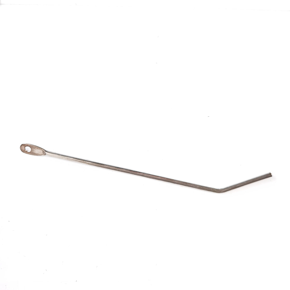 Tringle métallique de support de garde-boue arrière gauche pour trottinette Dualtron City sur fond blanc