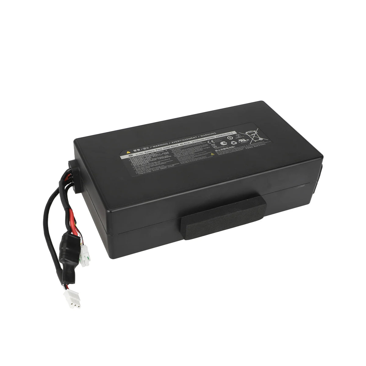 Batterie interne d'origine 46,8V 12,7Ah noire pour trottinette électrique
