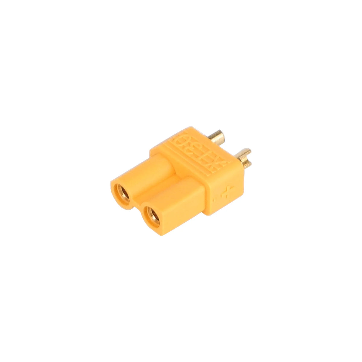 Connecteur XT30 femelle jaune avec fiches dorées