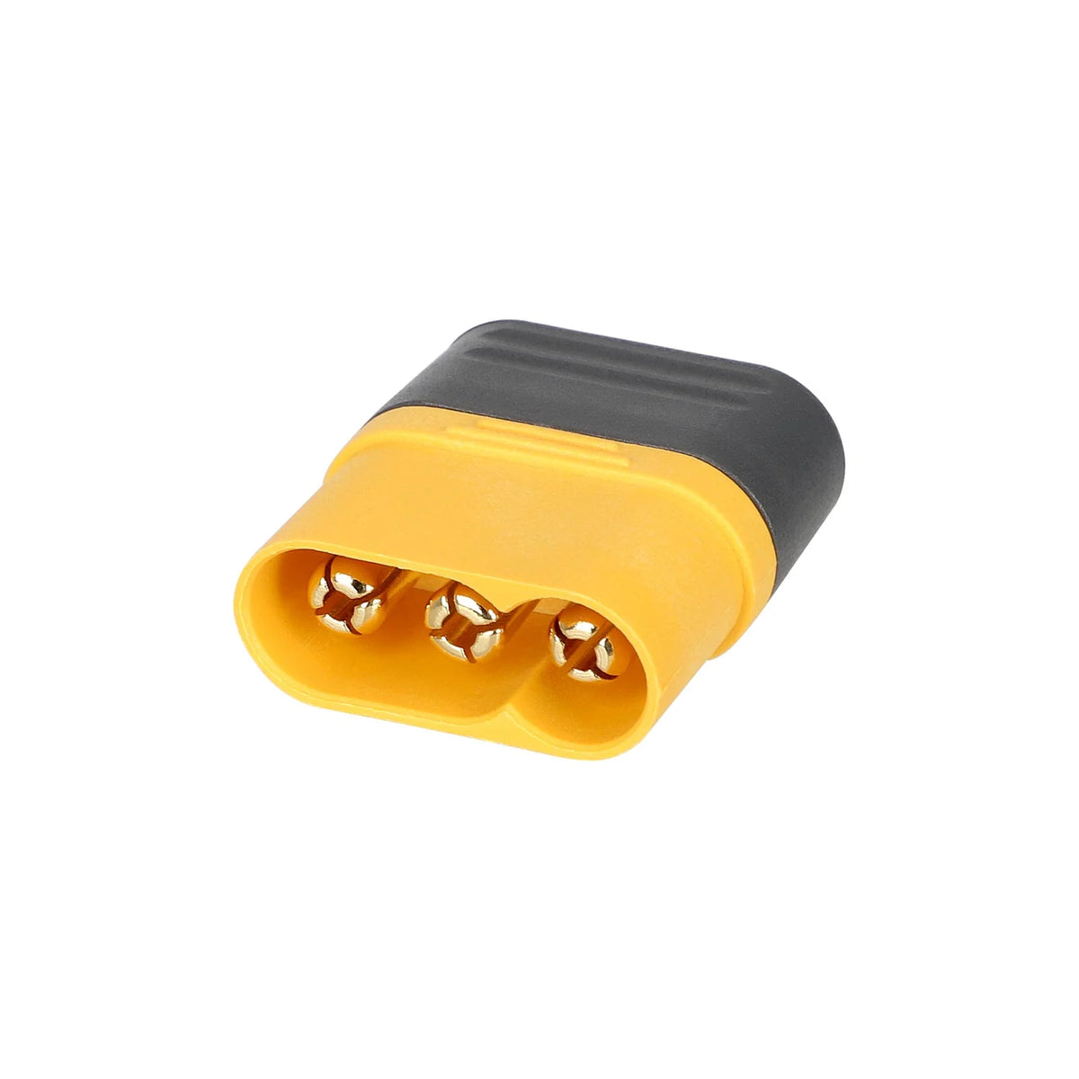 Connecteur Amass MR60 mâle à 3 broches jaune et noir