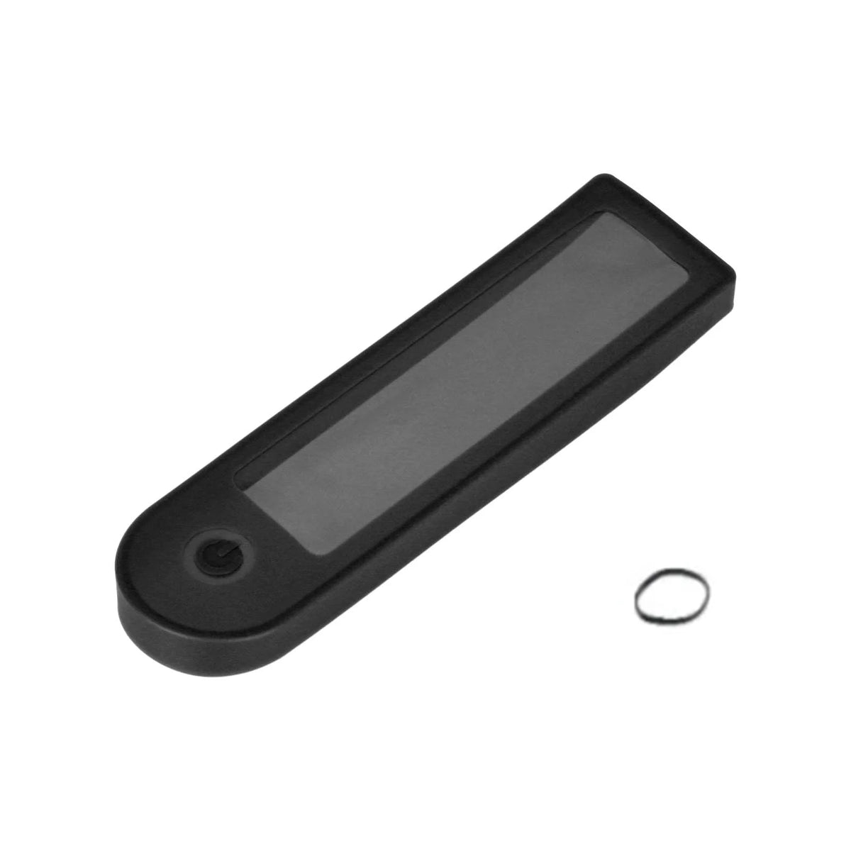 Protection d'écran en silicone noir pour écran d'affichage avec petit élastique