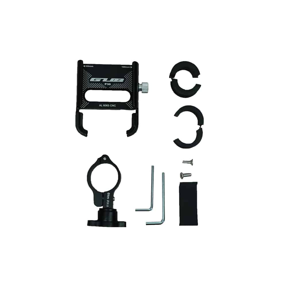 Support Téléphone Noir pour Trottinette Électrique
