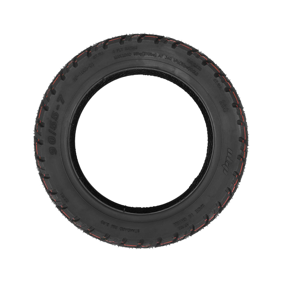 Pneu Tubeless Tout-Terrain 11 Pouces (90/55-7) Auto-Réparant avec Gel Anti-Crevaison, vue 4