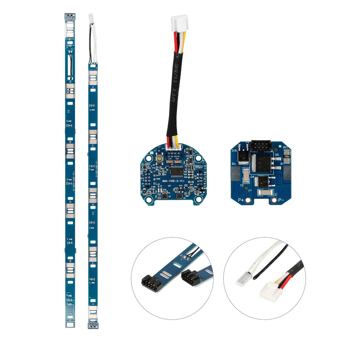 Kit complet de carte BMS de batterie avec circuits imprimés et câbles de connexion
