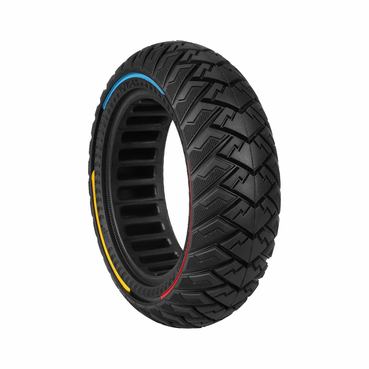 Pneu Plein Tout-Terrain 10 Pouces (70/75-6,5) Motif Ailes Tricolore, vue 4