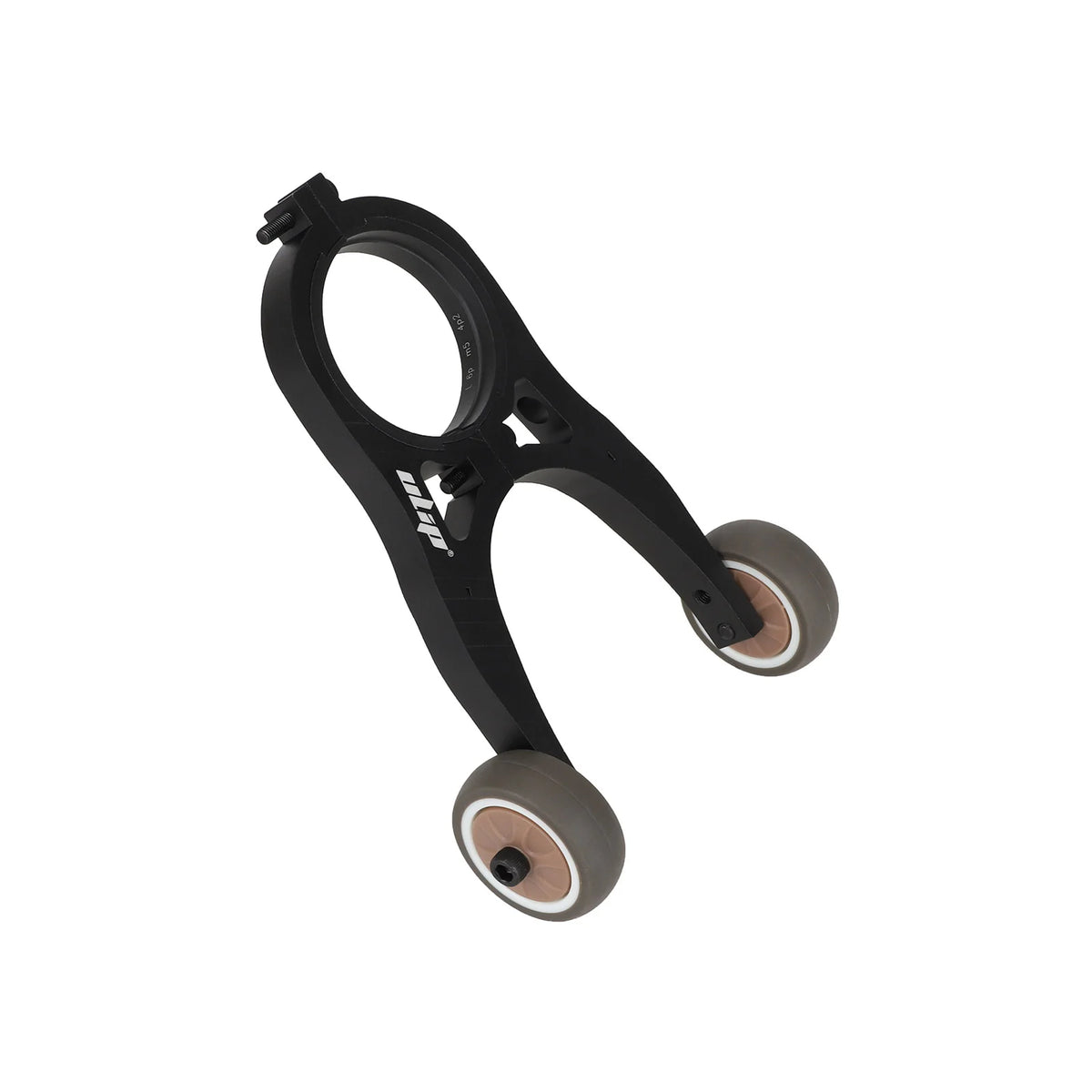 Support Roulettes Auxiliaires Pliage Noir, vue 5