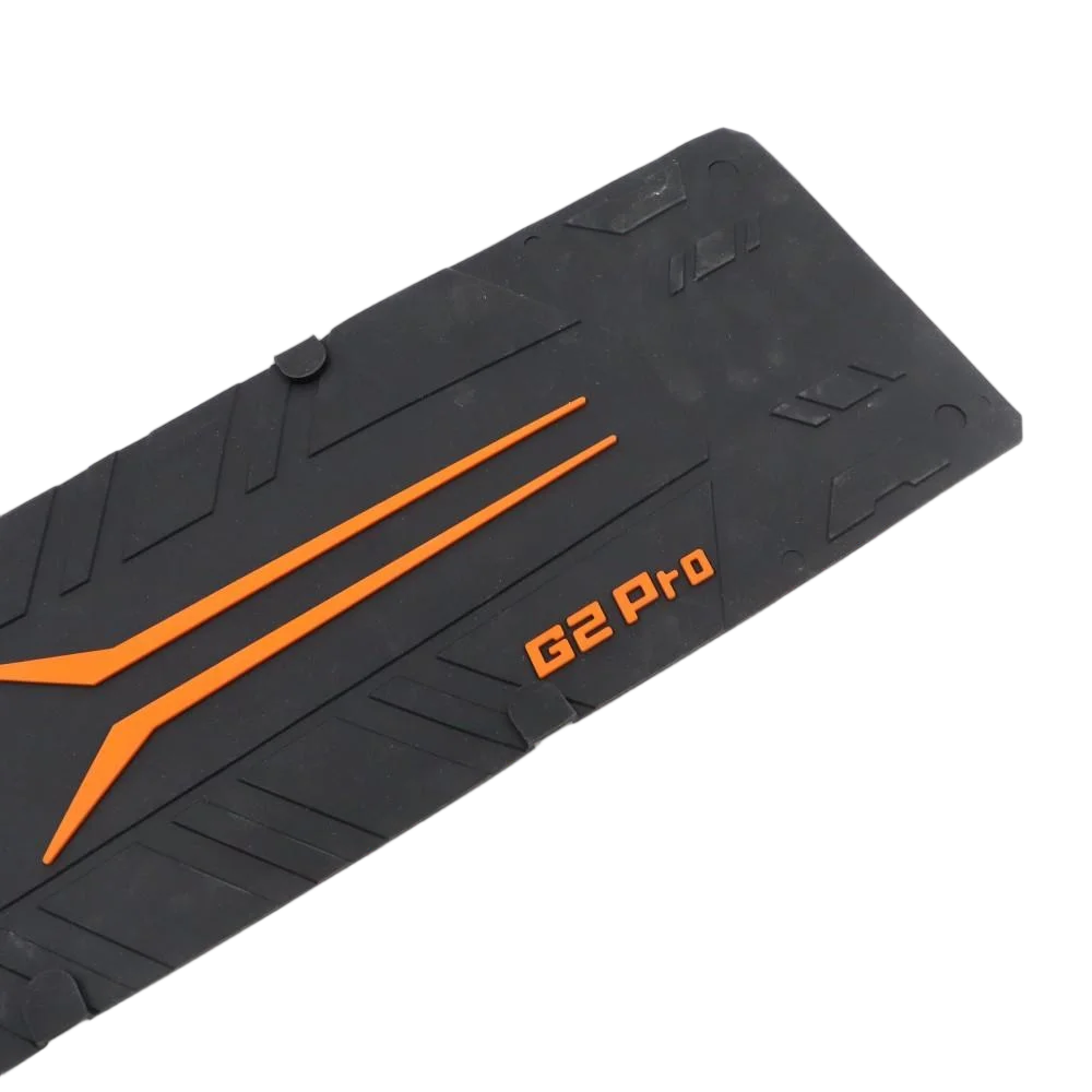 Grip de Deck en Silicone Antidérapant Noir et Orange, vue 5