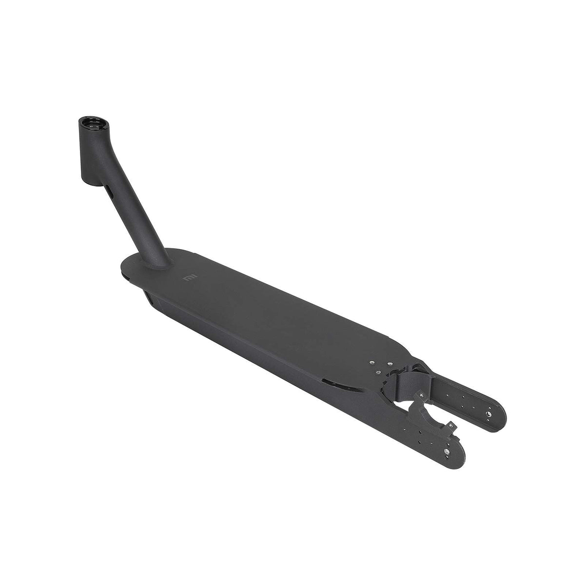 Châssis d'origine noir pour trottinette électrique vu de trois-quarts
