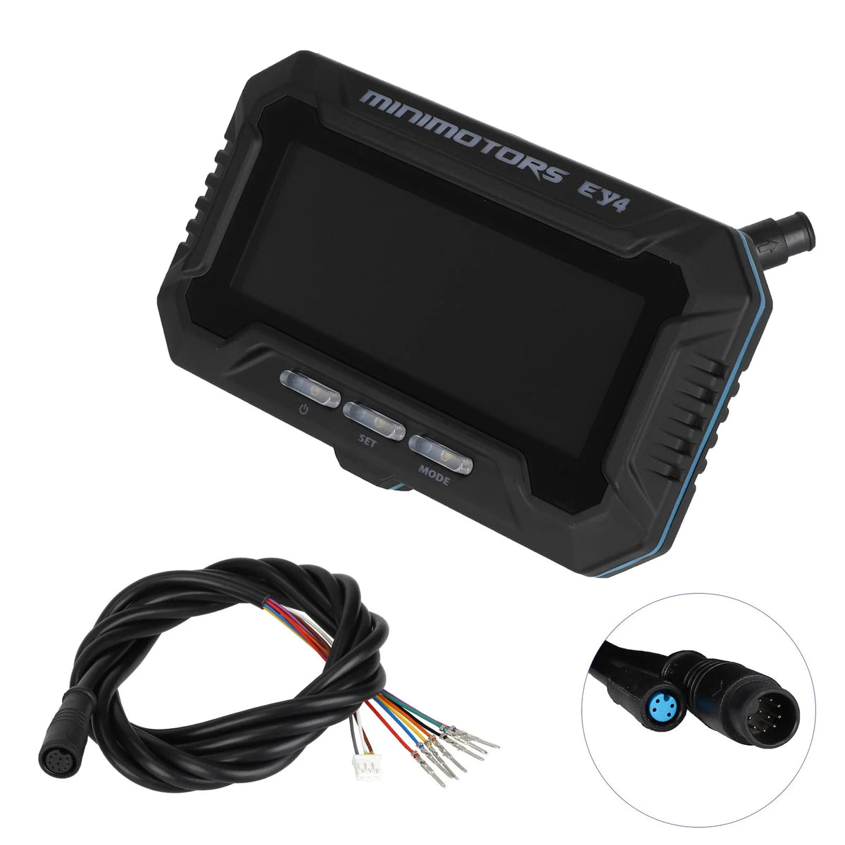 Afficheur LCD Minimotors EY4 noir avec son câble de connexion