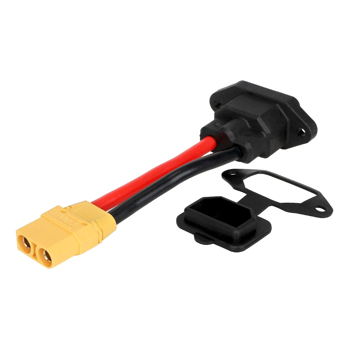 Câble Adaptateur XT90 Femelle vers Prise C14 3 Broches 10 cm, vue 5