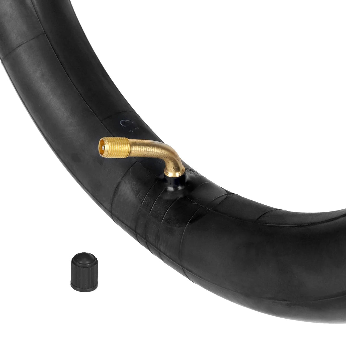 Chambre à Air 12 Pouces (12x2,125) Valve Coudée Noir et Bleu, vue 3
