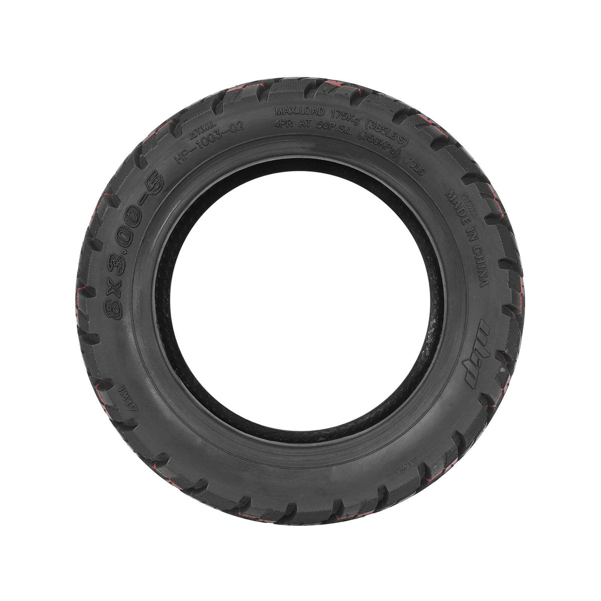 Pneu Tubeless Tout-Terrain 8 Pouces (8x3,00-5), vue 4
