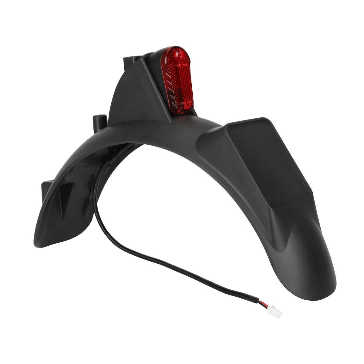 Garde-boue arrière noir d'origine avec feu arrière rouge et câble de connexion