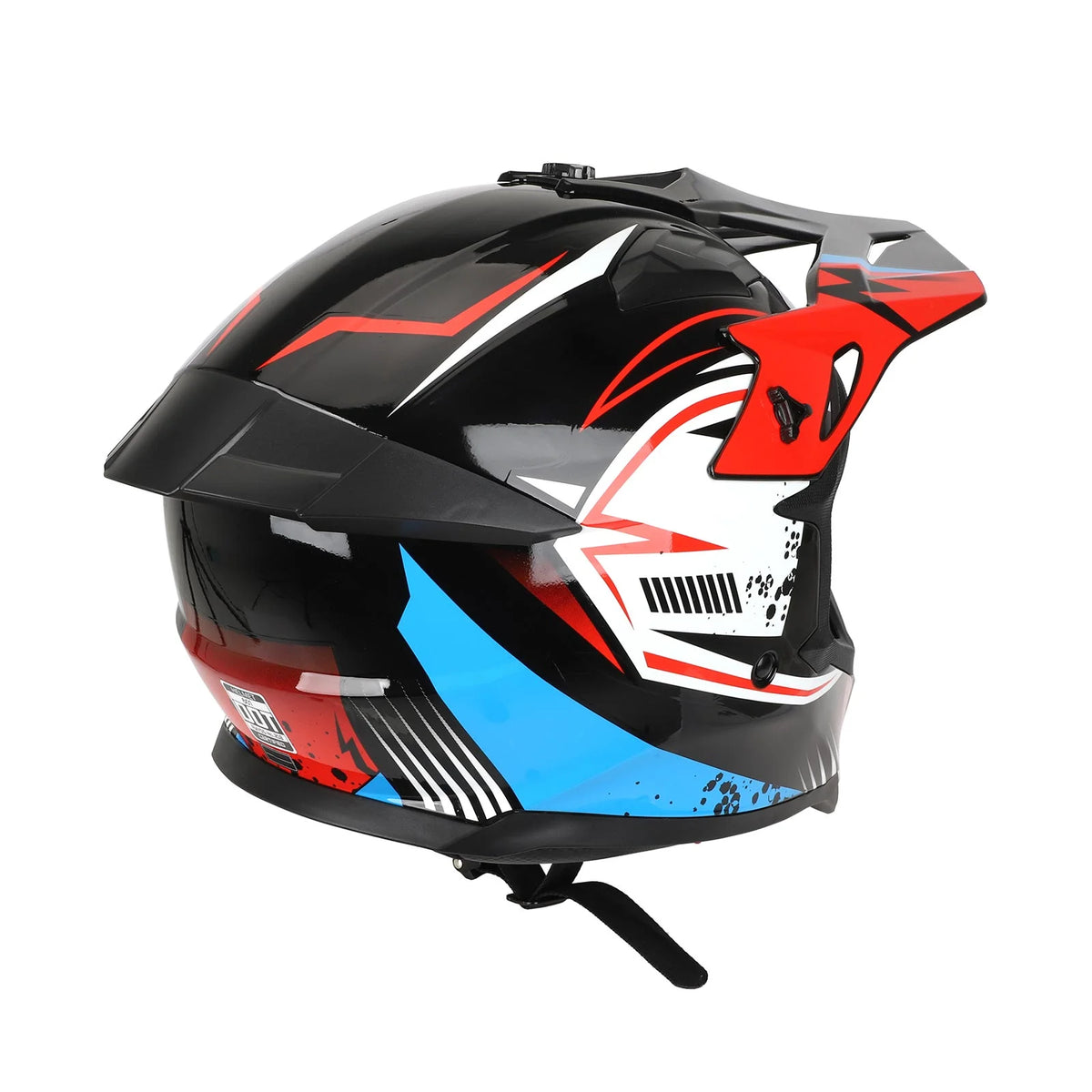Casque Intégral Cross Tout-Terrain Taille XL (59-60 cm) Rouge, vue 4