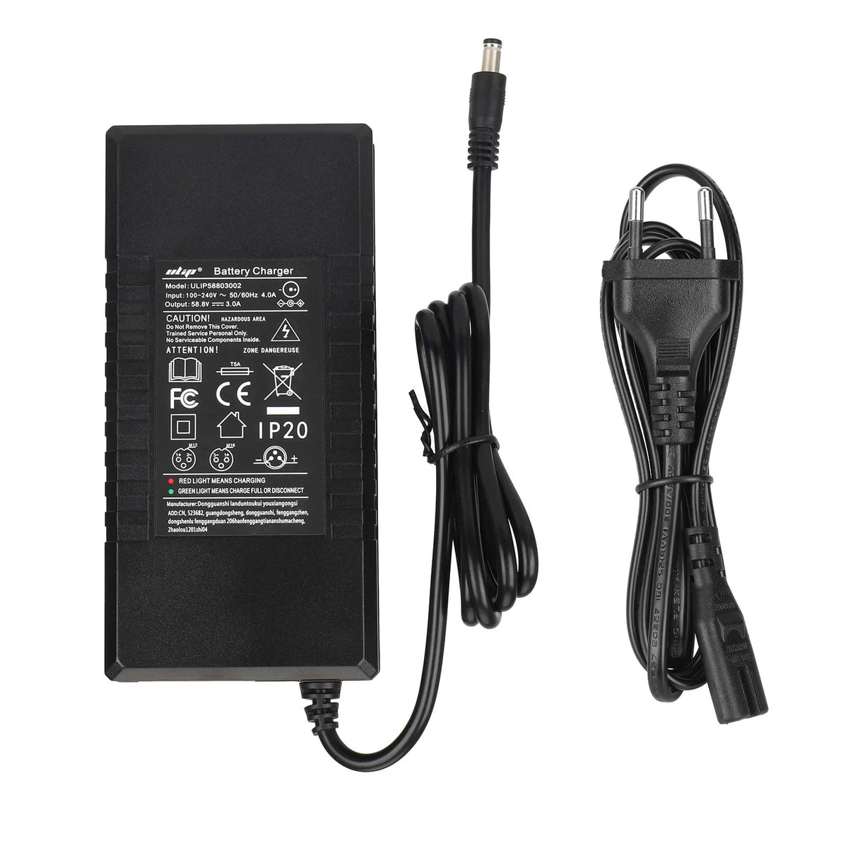 Chargeur 58,8V 3A Prise DC 2,1 mm, vue 6
