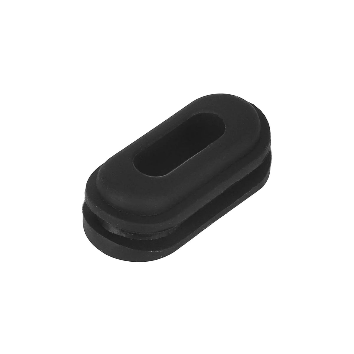 Bouchon passacâble en silicone noir pour trottinette électrique