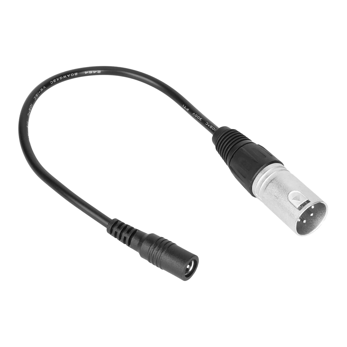 Câble Adaptateur Port de Charge DC2.1 vers Prise 4 Broches Noir, vue 4