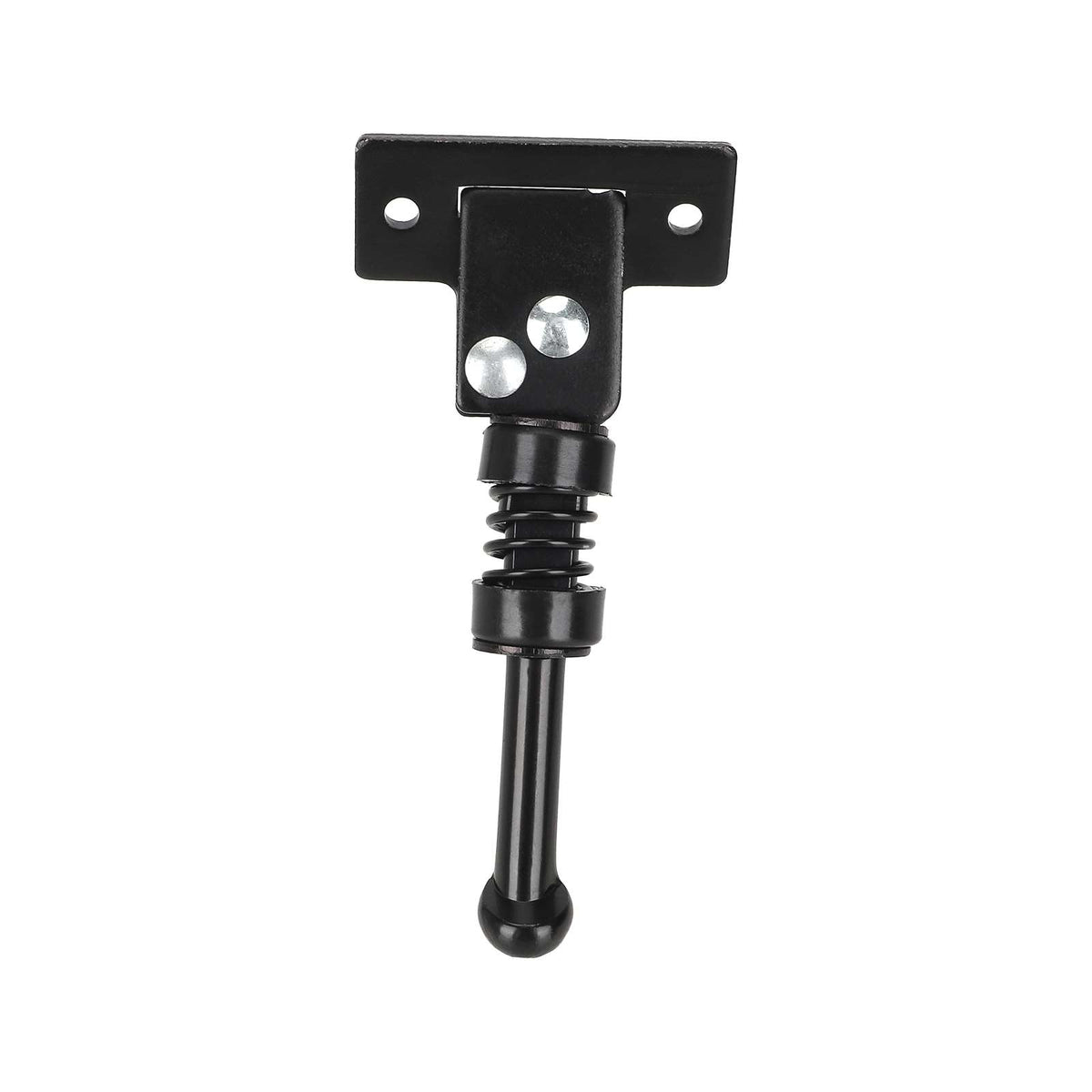 Béquille noire de 13 cm pour trottinette électrique vue de face
