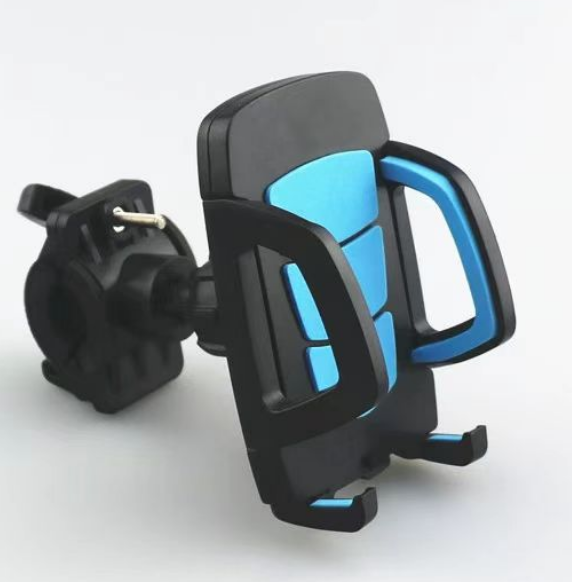 Support Téléphone Plastique Rotatif 360° Bleu
