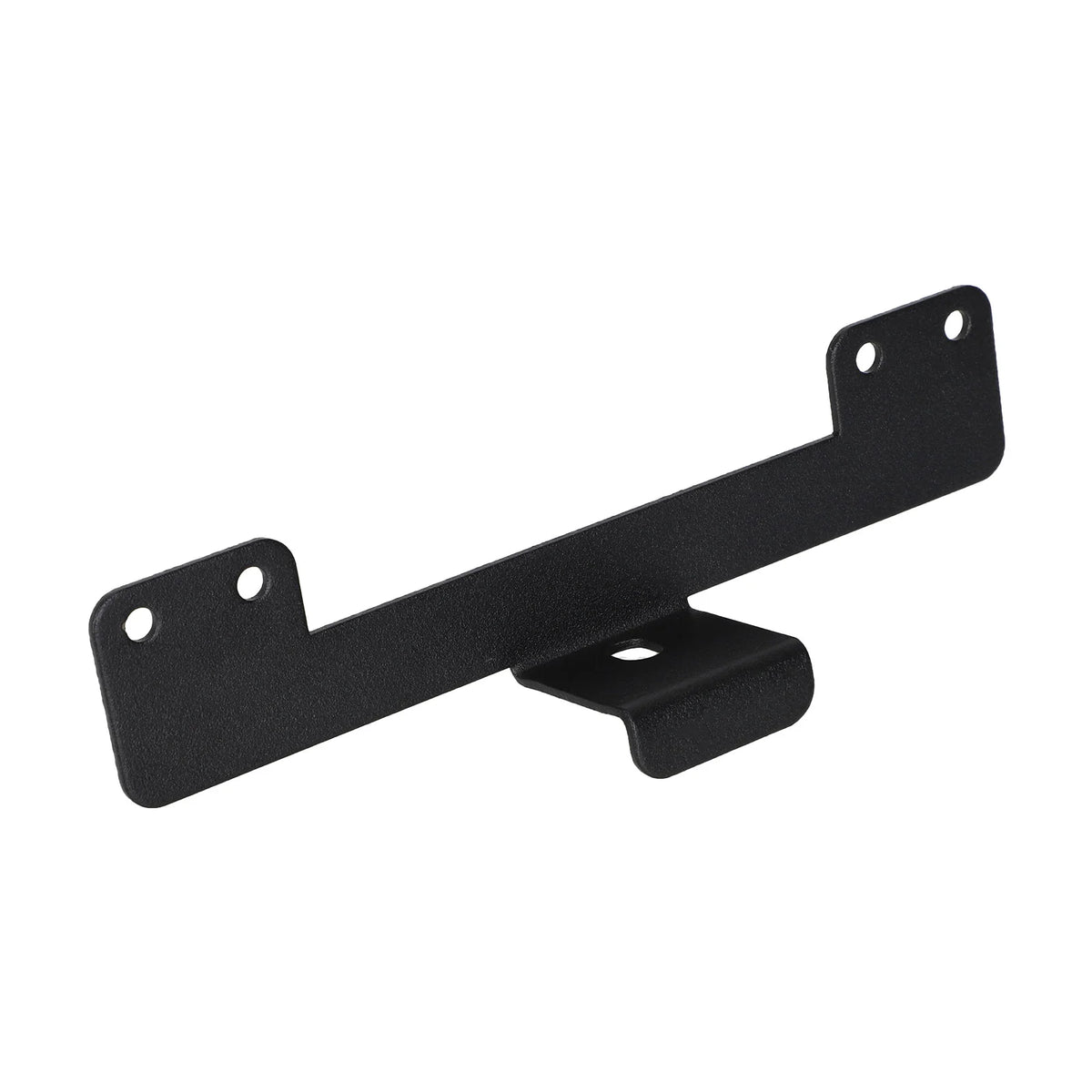 Support métallique noir pour double phare avant de trottinette électrique