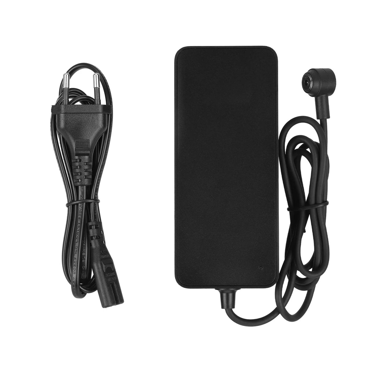 Chargeur d'origine noir pour trottinette électrique avec câble EU et embout magnétique
