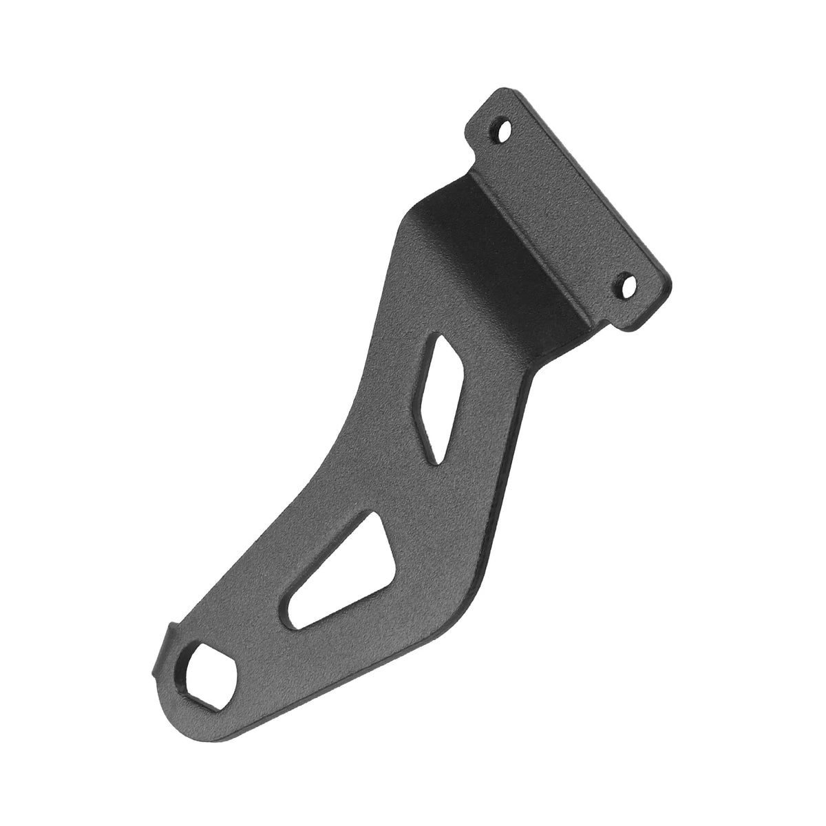 Support de garde-boue arrière gauche métallique noir pour trottinette électrique