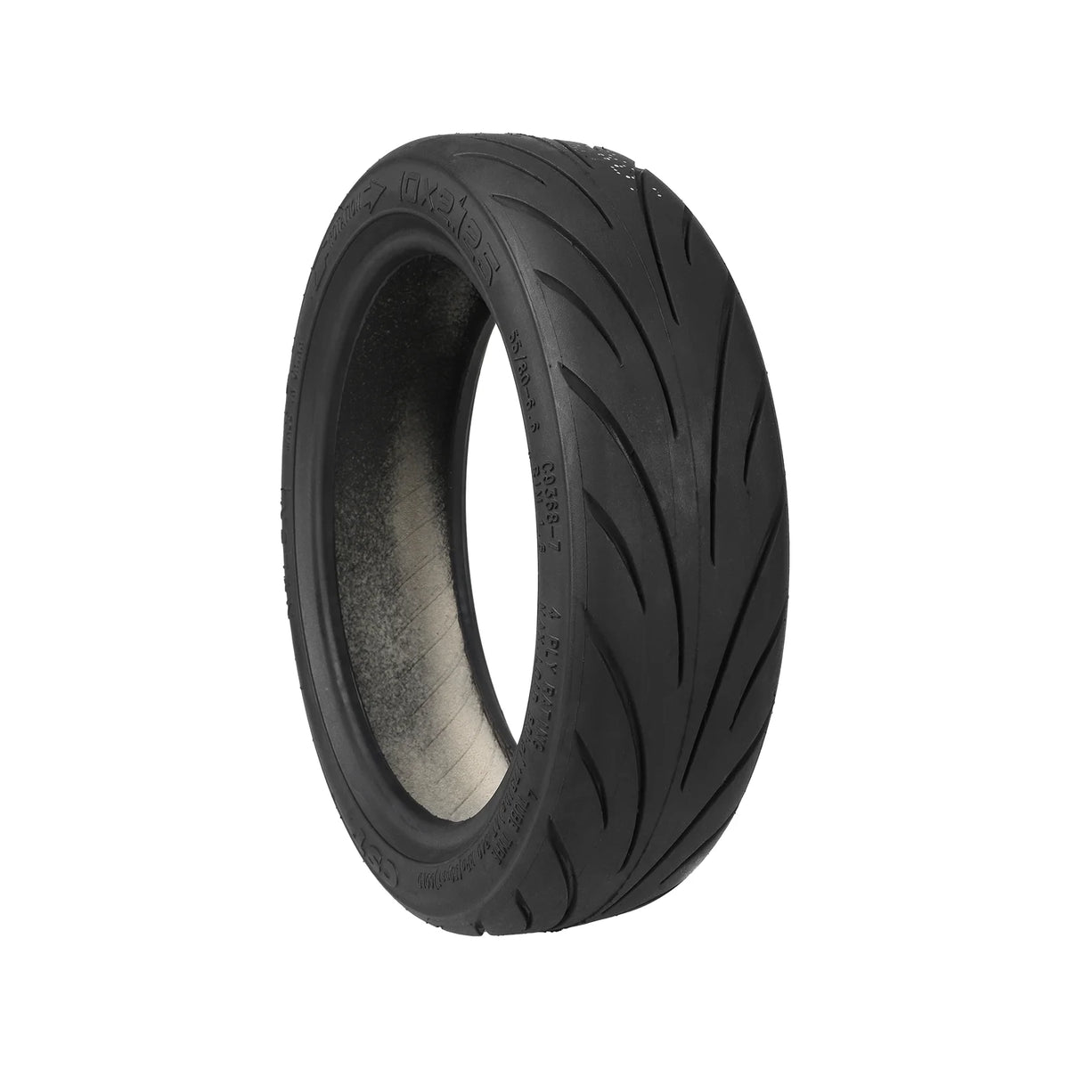 Pneu CST 10 pouces noir pour trottinette électrique vu de profil