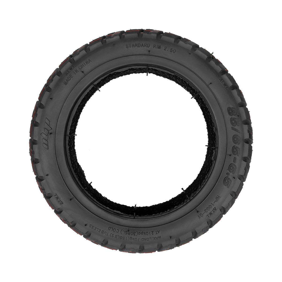 Pneu Tubeless Tout-Terrain 10 Pouces (85/65-6,5) Renforcé, vue 3