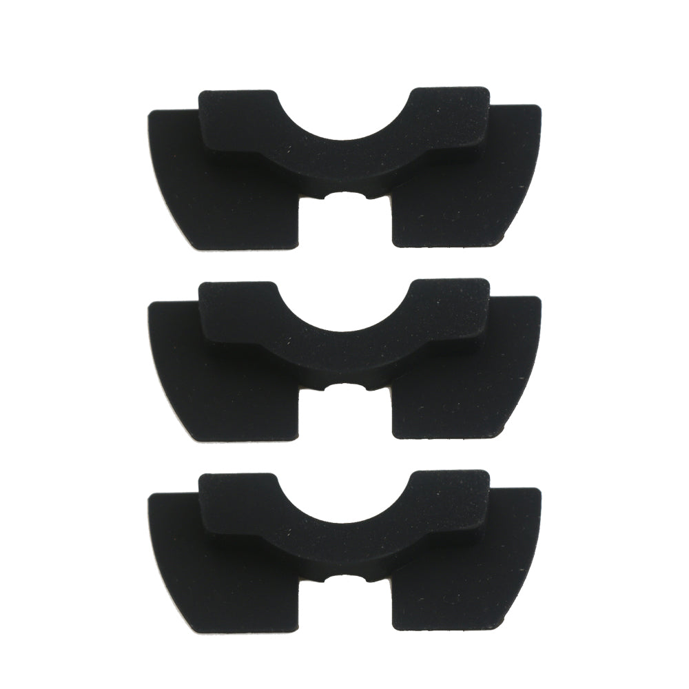 Tampons Amortisseurs Anti-Jeu en Silicone (Lot de 3) Noir
