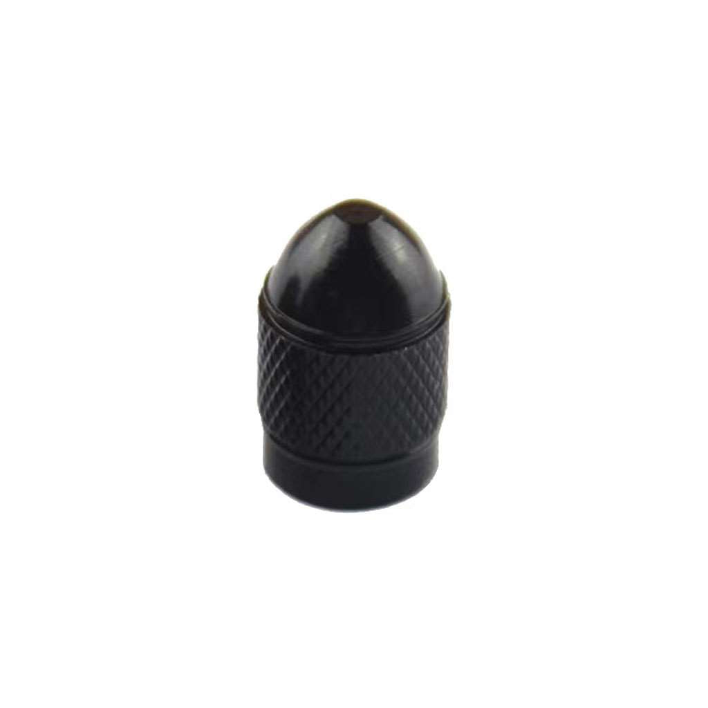 Bouchon de valve en aluminium noir