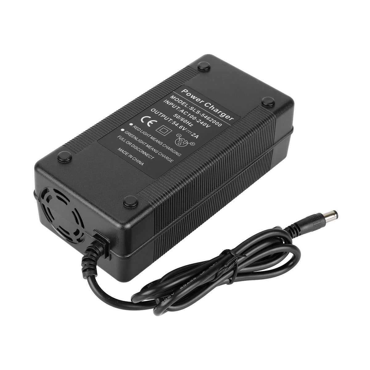 Chargeur 54,6V 2A Prise DC 5,5 mm avec 6 Adaptateurs, vue 3